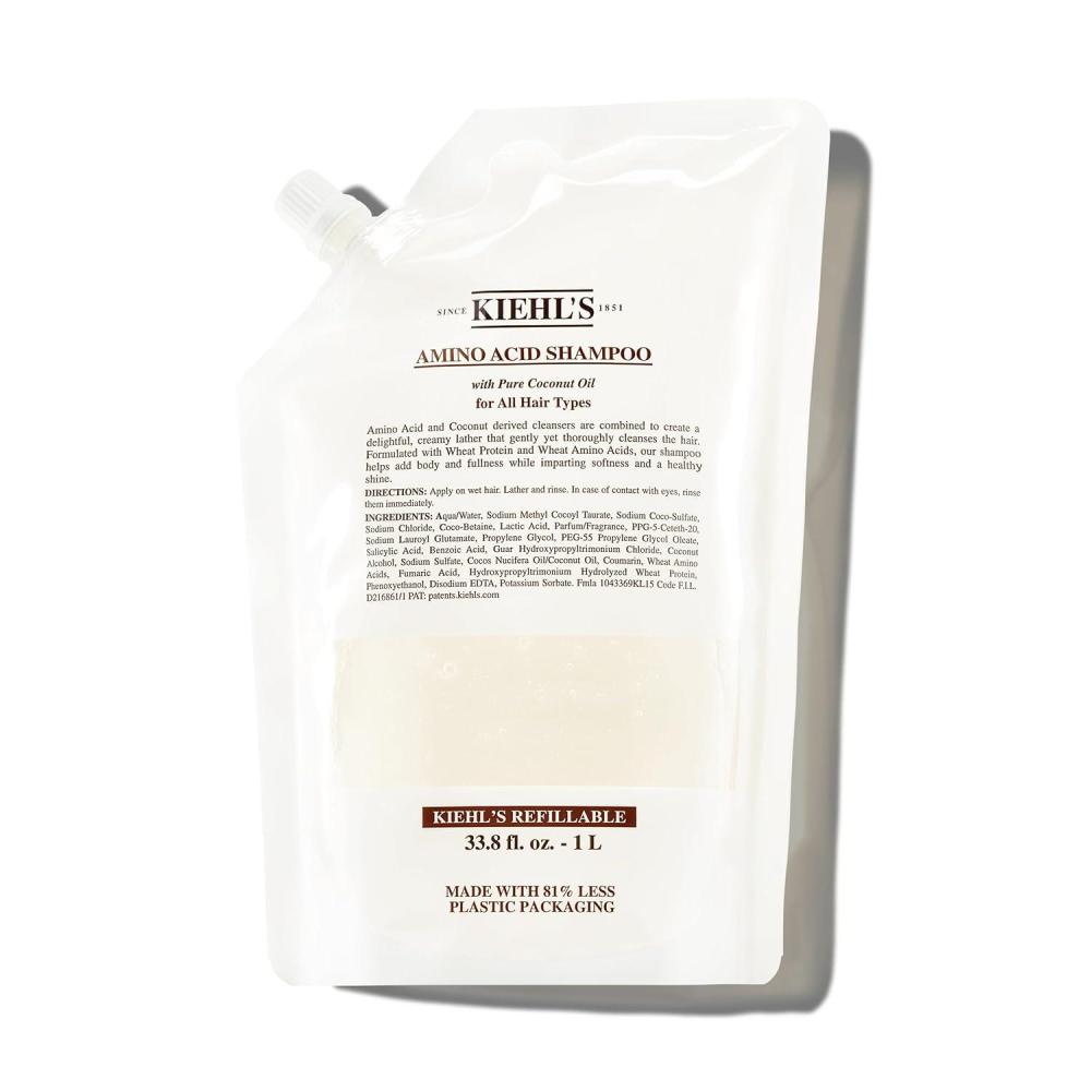 imageKiehls Amino Acid Shampoo with Amino Acids and Coconut Oil to Clarify and Cleanse Helps Strengthen Hair Prevent Breakage Without Compromising Hydration Suitable for All Hair Types ParabenFree338 Fl Oz  1 Liter Refill