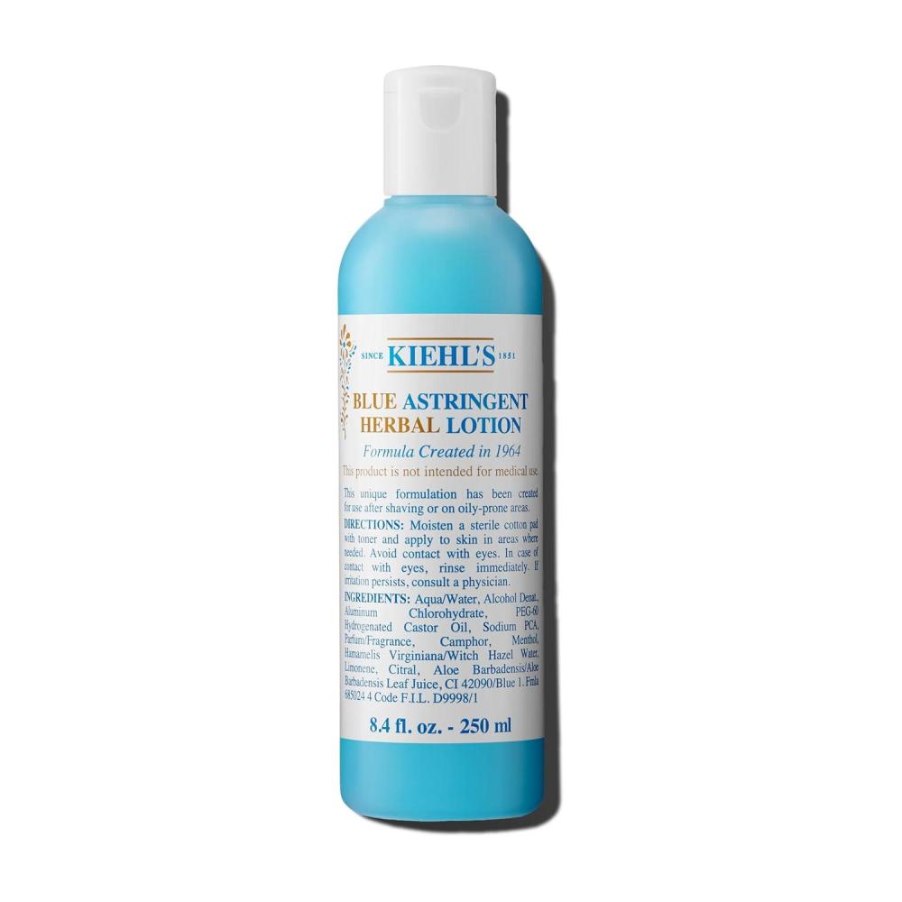 imageKiehls Blue Astringent Herbal Lotion Soothing Facial Toner for Oily Skin Instant Refreshing Spot Treatment ampamp Mens Aftershave Lotion Soothes ampamp Balances Skin with Menthol ampamp Camphor  84 fl oz