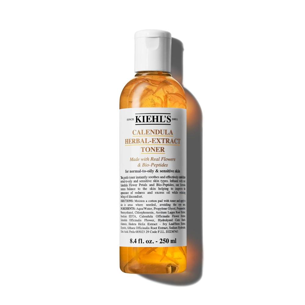 imageKiehls Calendula Herbal Extract AlcoholFree Toner Soothing Facial Toner for Normal to Oily Skin Visibly Reduces Redness ampamp Oil Improves Skin Texture ParabenFree FragranceFree Nonacnegenic84 Fl Oz  250 ml