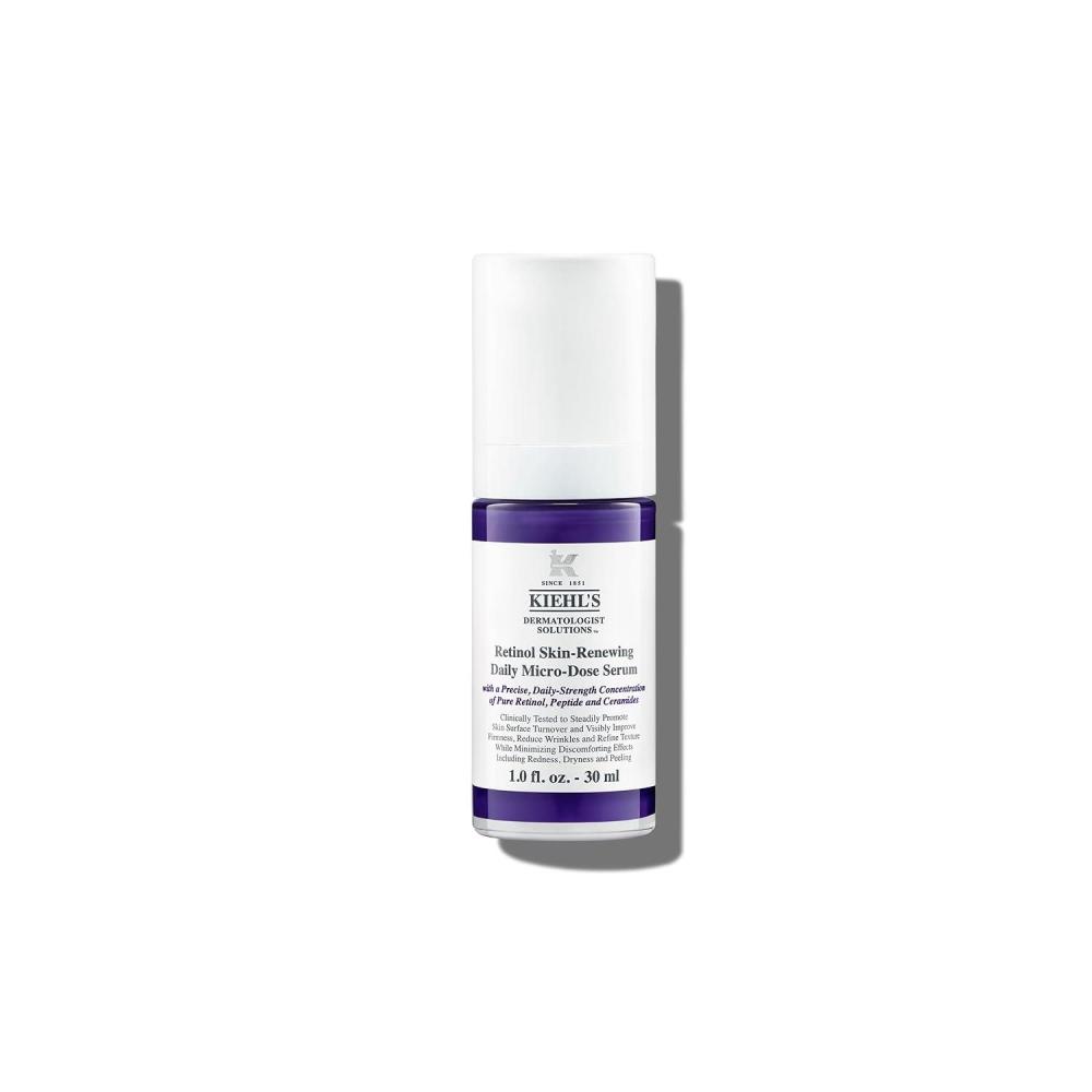 imageKiehls Daily MicroDose AntiAging Retinol Facial Serum Reduces Wrinkles Firms Skin Evens Skin Tone Youth Renewing ampamp Hydrating Formula with Retinol ampamp Ceramides Parabenfree Fragrancefree1 Fl Oz  30 ml
