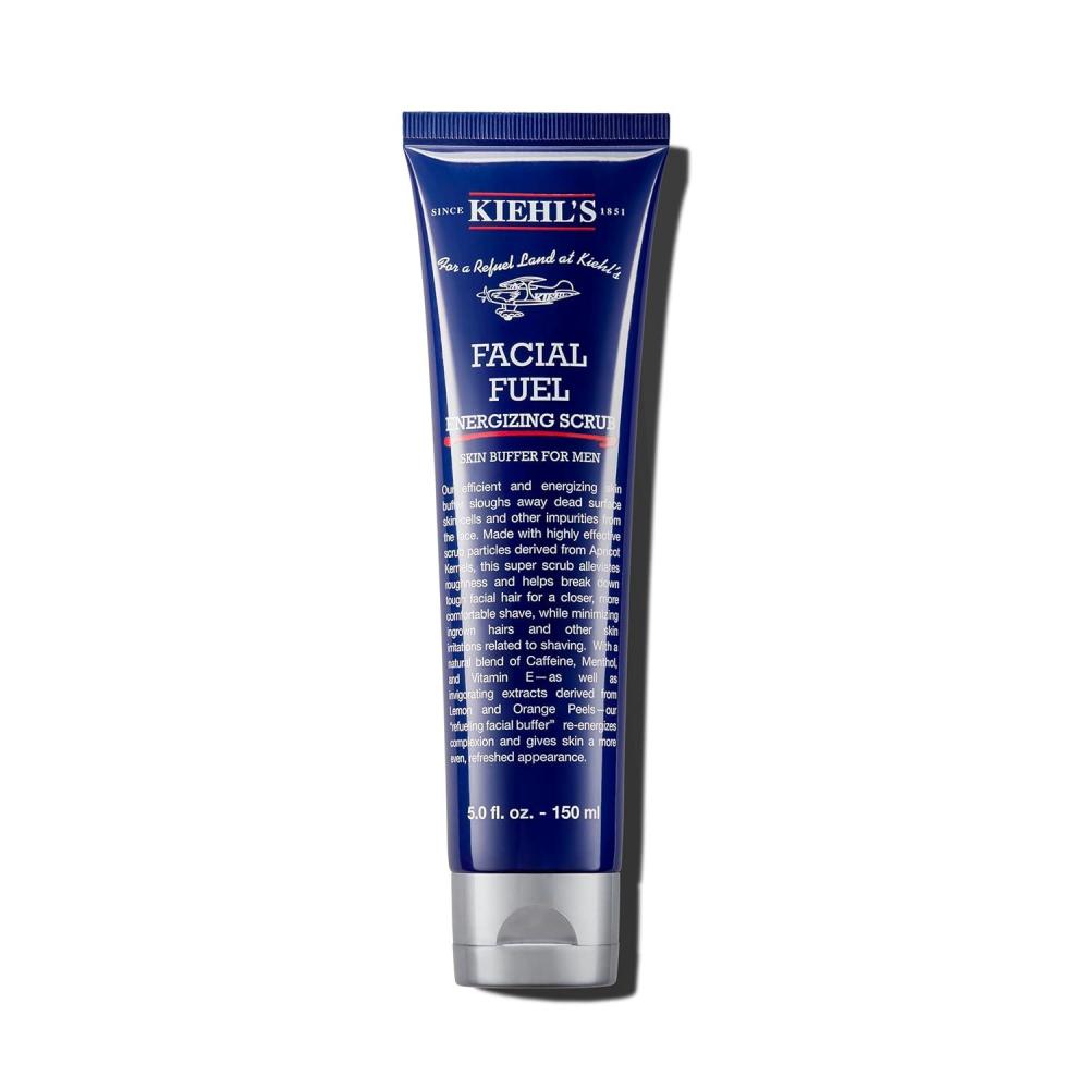 imageKiehls Facial Fuel Exfoliating Face Scrub Facial Cleanser for Men Smooths Skin ampamp Removes Dead Skin Dirt ampamp Oil Helps Soften Tough Facial Hair with Caffeine Menthol Vitamin E ampamp Citrus Extracts5 Fl Oz  150 ml
