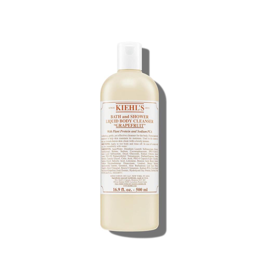imageKiehls Grapefruit Liquid Body Cleanser Gentle and Refreshing Foaming Body Wash Aromatic Bath and Shower Experience Maintains Moisture Smooths Skin Conditions and Hydrates169 Fl Oz  500 ml