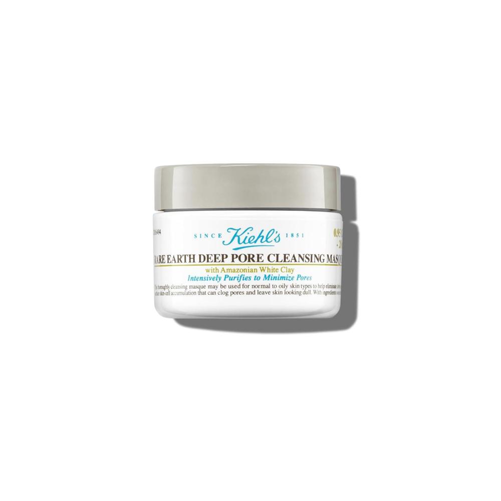 imageKiehls Rare Earth Deep Pore Cleansing Mask OilMinimizing Face Mask for Clogged Pores Detoxifies ampamp Refines Skin Absorbs Excess Oil with Amazonian White Clay ampamp Aloe Vera095 Fl Oz  28 ml