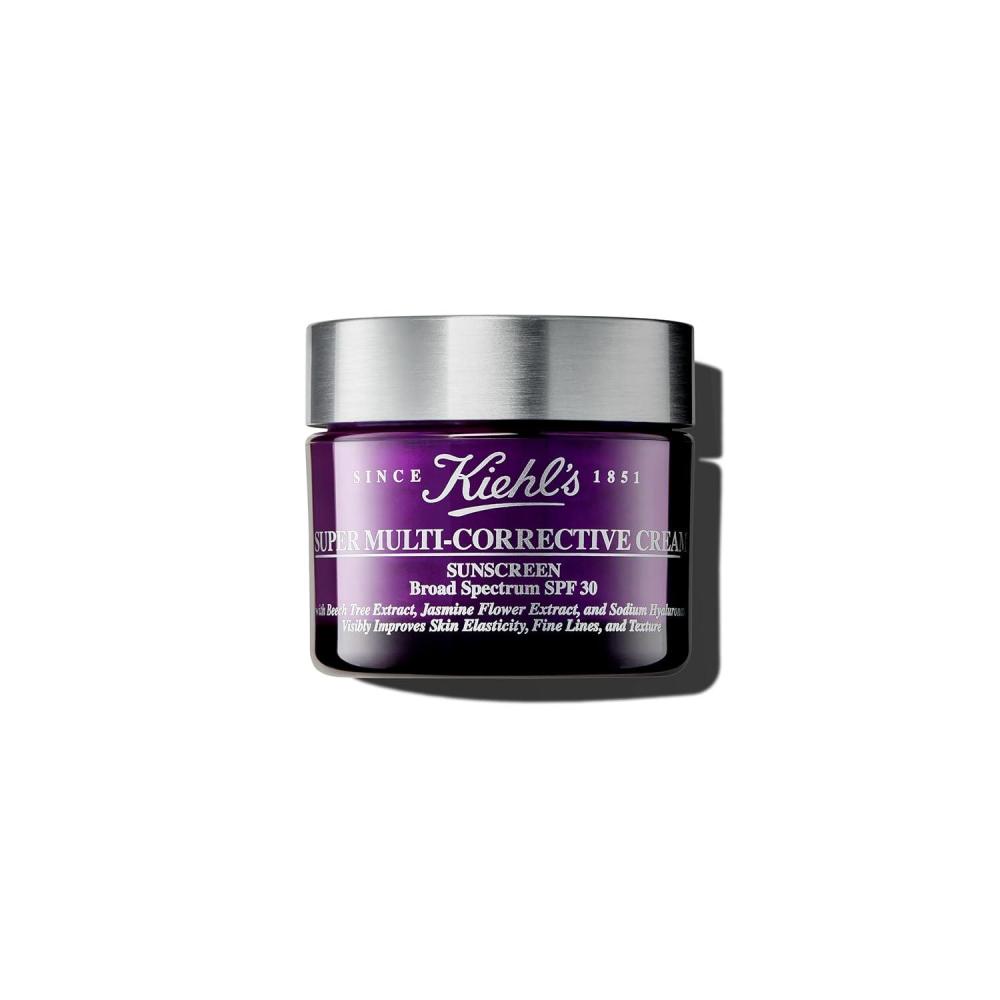 imageKiehls Super MultiCorrective Cream SPF 30 Antiaging Face Moisturizer for All Skin Types UV Sunscreen Protection Reduces Fine Lines ampamp Wrinkles Firms Skin Improves Skin Texture