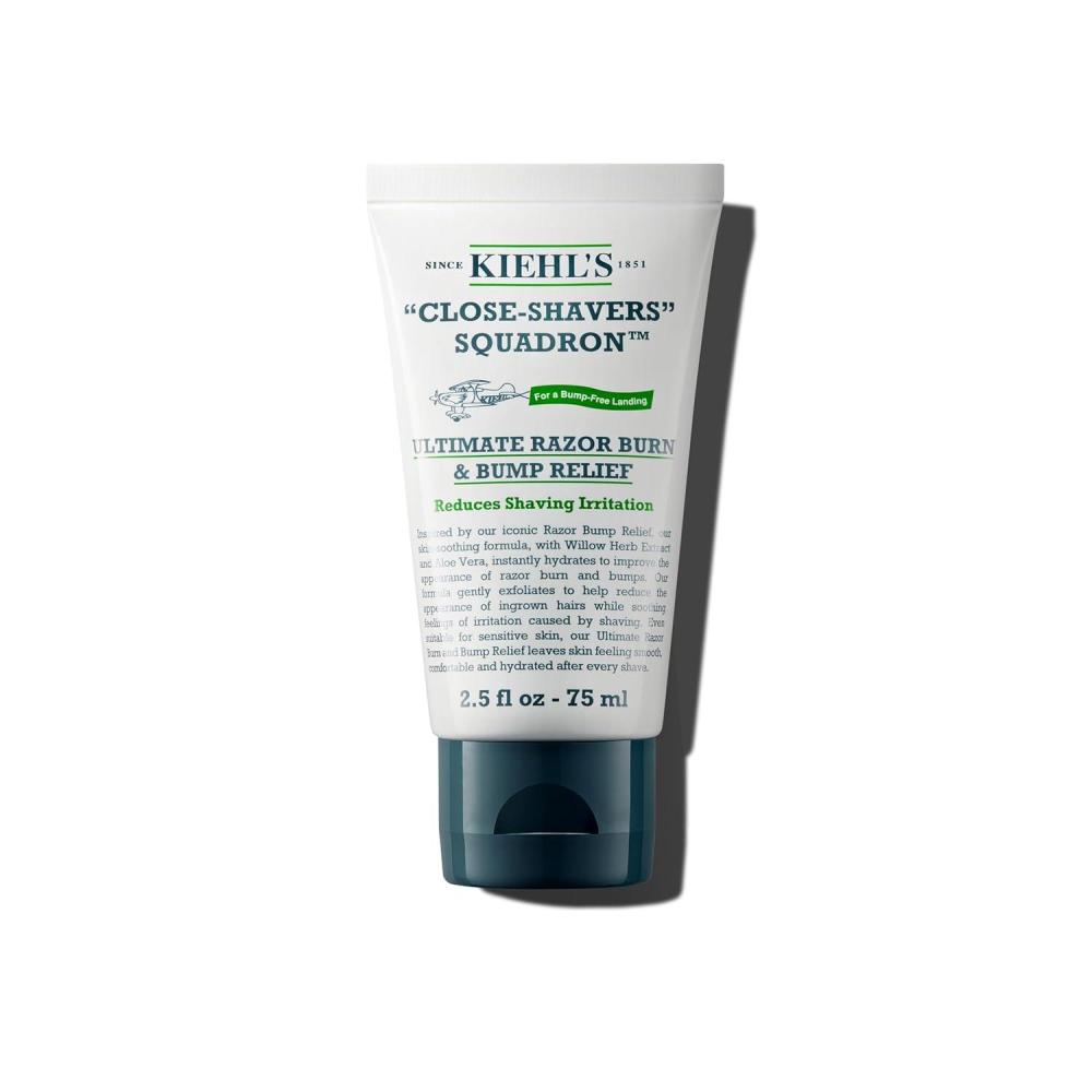 imageKiehls Ultimate Razor Burn ampamp Bump Relief Nourishing Mens After Shave Cream Instantly Cools ampamp Hydrates Gently Exfoliates with Aloe Vera ampamp Vitamin E Parabenfree for All Skin Types  25 fl oz