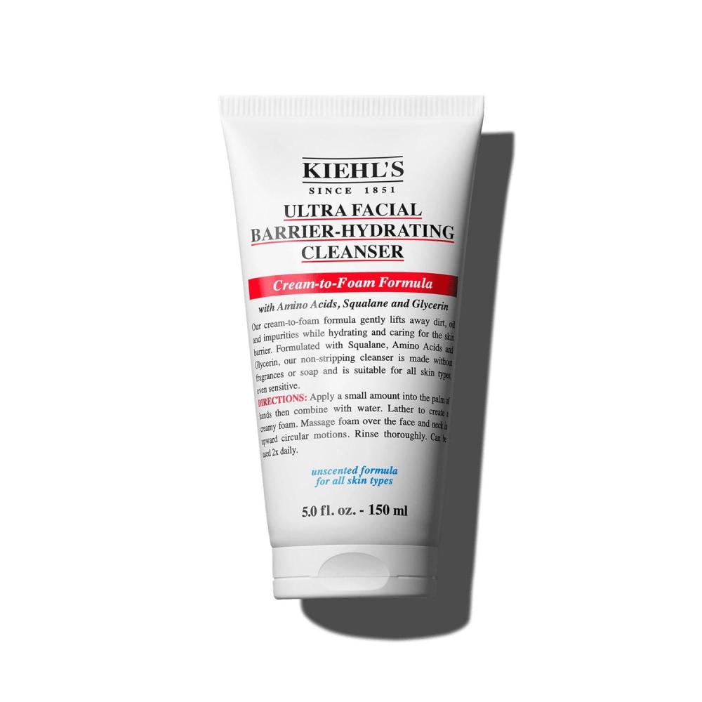 imageKiehls Ultra Facial BarrierHydrating Cleanser CreamToFoam NonStripping Daily Face Wash For All Skin Types Including Sensitive5 Fl Oz Pack of 1