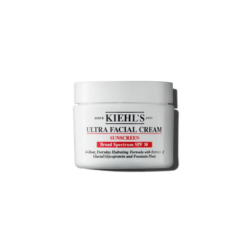 imageKiehls Ultra Facial Cream with SPF 30 Lightweight Daily Face Moisturizer for All Skin Types 24hour Hydration UV Sunscreen Protection Nongreasy Absorbs Quickly with Glacial Glycoprotein17 Fl Oz  50 ml
