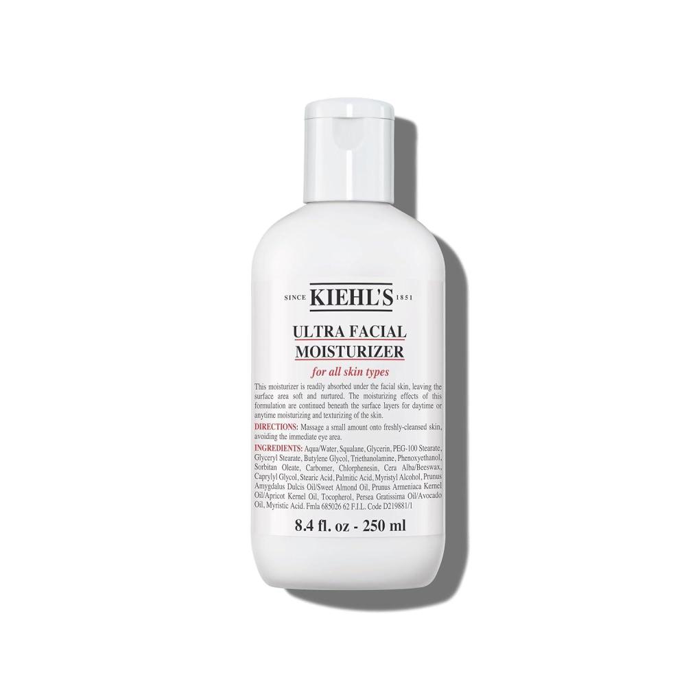 imageKiehls Ultra Facial Moisturizer for Easy Daily Hydration Infused with Squalane and Glycerin Replenishes Moisture Barrier and Softens Skin Suitable for All Skin Types FragranceFree84 Fl Oz  250 ml