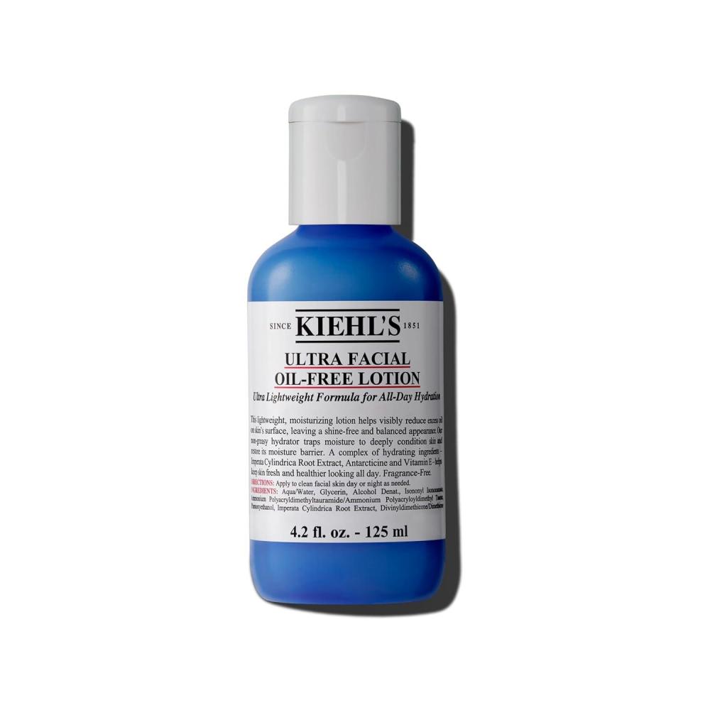 imageKiehls Ultra Facial OilFree Lotion Lightweight Moisturizer for Oily to Normal Skin Visibly Reduces Excess Oil with Glacial Glycoprotein ampamp Vitamin E Parabenfree Fragrancefree  42 fl oz