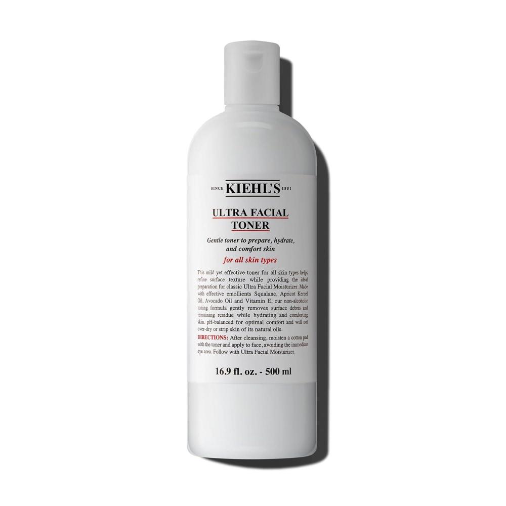 imageKiehls Ultra Facial Toner with Squalane Gentle Alcoholfree Face Toner Hydrates Skin and Refines Skin Texture Nonstripping Formula with Avocado Oil ampamp Vitamin E Parabenfree Fragrancefree169 Fl Oz Pack of 1