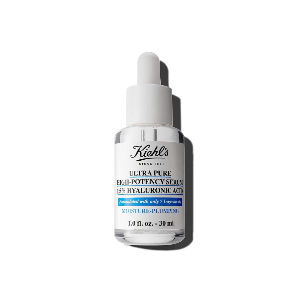 imageKiehls Ultra Pure HighPotency 15 Hyaluronic Acid Serum Concentrated Face Serum for Dry Skin Instantly Boosts Hydration Plumps Skin All Skin Types Fragrancefree  1 fl oz