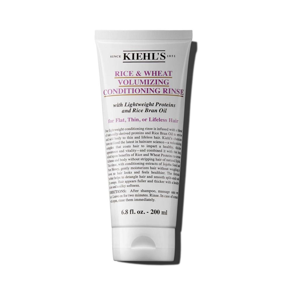 image:imageKiehls Rice and Wheat Volumizing Conditioning Rinse Hair Conditioner for Thin or Flat Hair Helps Boost Volume for Thicker Looking Hair Smooth Split Ends Detangles Hair with Proteins 68 fl oz